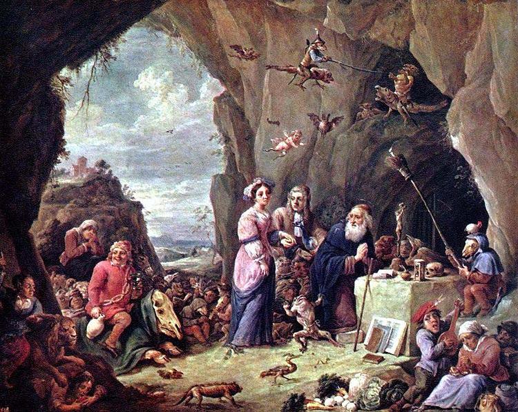 David Teniers the Younger The Temptation of St. Anthony oil painting picture